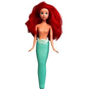 Mattel Disney Ariel Doll The Little Mermaid 2012 Shell Belt Red Hair